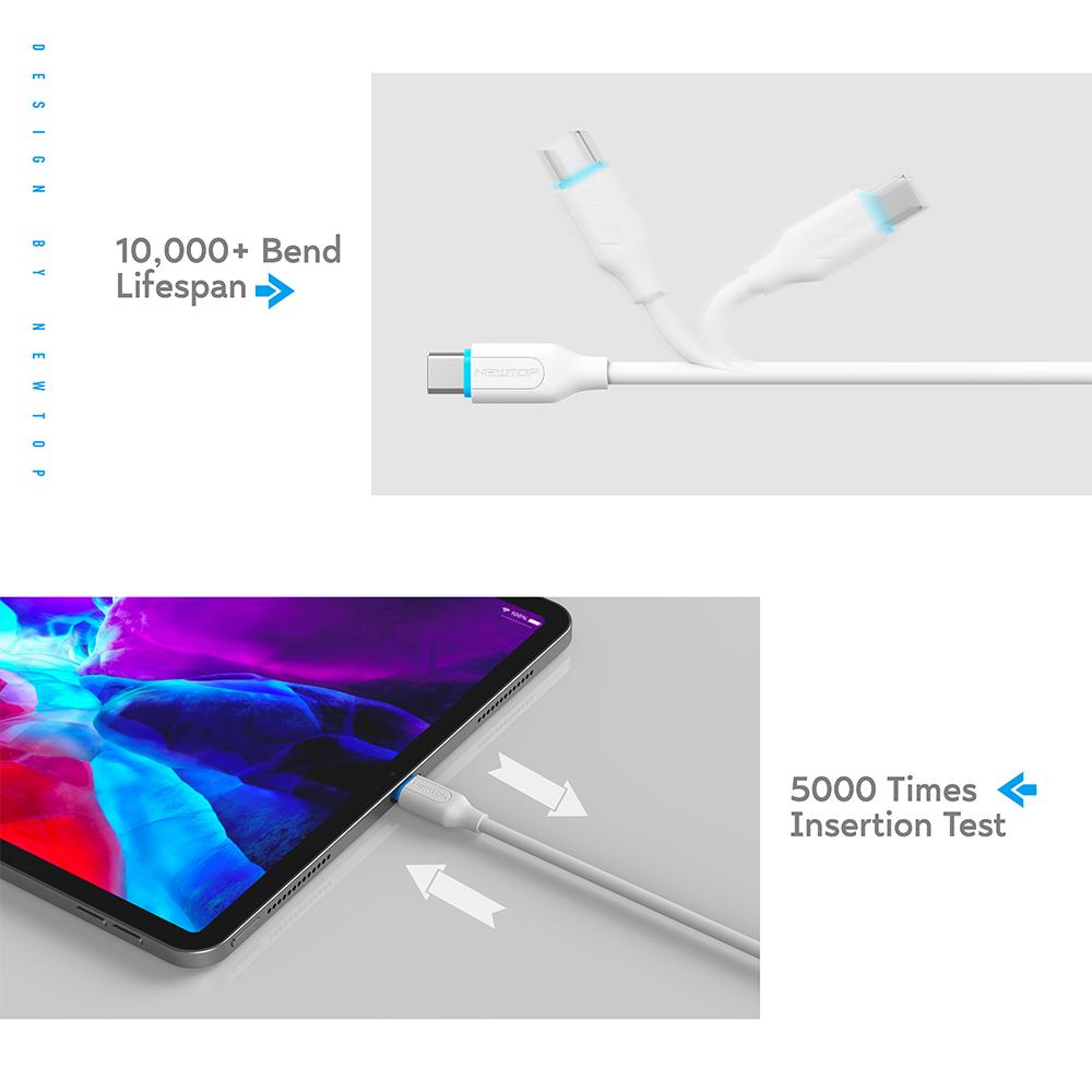 Prodotto: 27338 - NEWTOP CU01 CAVO 100CM USB/LIGHTNING (Lightning Iphone -  100cm) - NEWTOP PACK (Cable - Apple Lightning)