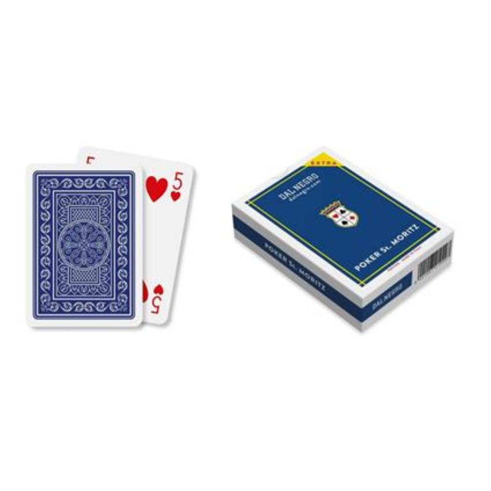 Prodotto: 45689 - DAL NEGRO POKER ST.MORITZ BLU EXTRA CONF.5PZ - Modiano ( Giochi e Giocattoli - Carte da Gioco)